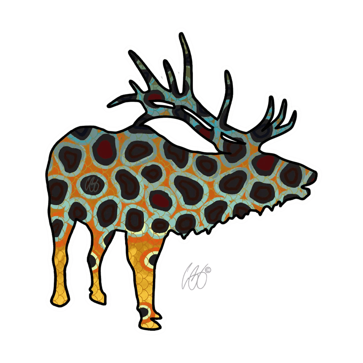 CASEY UNDERWOOD SPECIAL EDITION DECALS - ELK BROWN