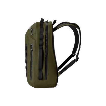 YETI CAYO 35L BACKPACK - OLIVE - SIDE VIEW