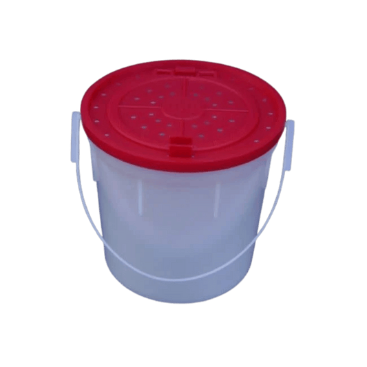 CHALLENGE BAIT BUCKET WITH LID - 4QT" - FRONT VIEW