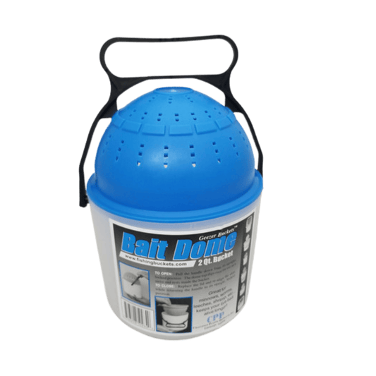 CHALLENGE DOME BAIT BUCKET - 2QT" - FRONT VIEW