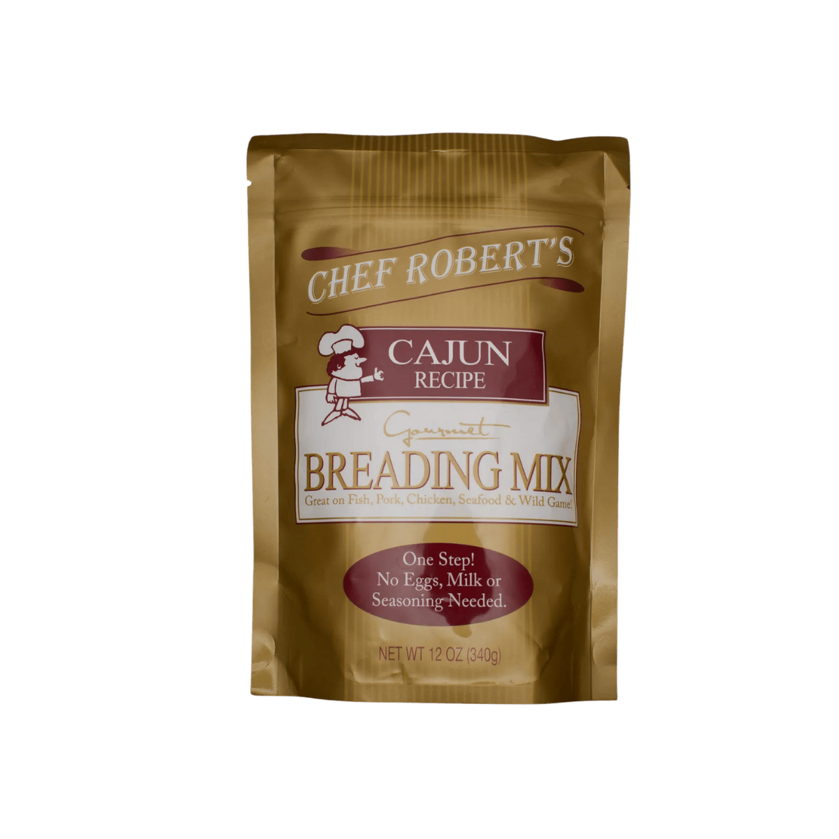 CHEF ROBERT'S CAJUN RECIPE BREADING - FRONT VIEW