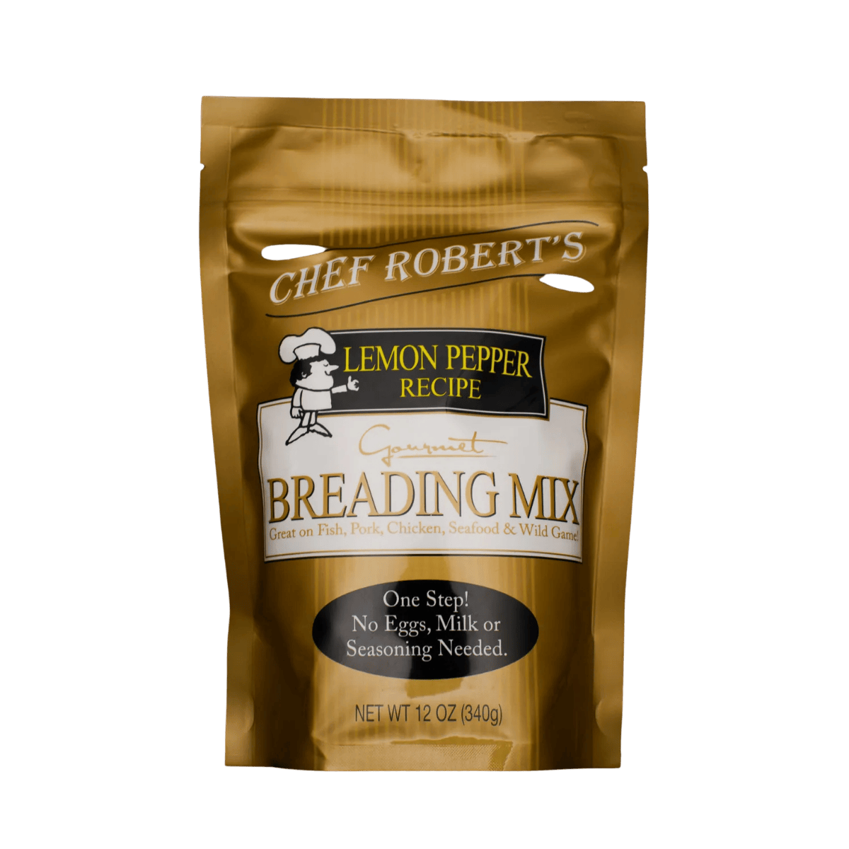 CHEF ROBERT'S LEMON PEPPER RECIPE BREADING - FRONT VIEW
