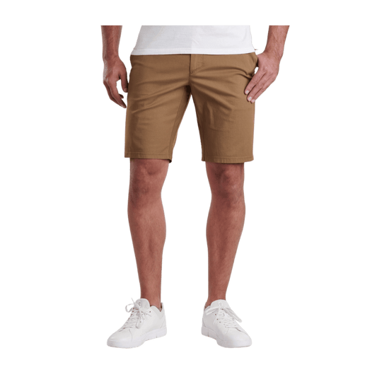 KUHL MEN'S RESISTOR LITE CHINO SHORT 10" - DARK KHAKI
