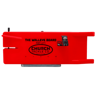 CHURCH TACKLE WALLEYE BOARD PORT - RED