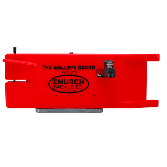 CHURCH TACKLE WALLEYE BOARD PORT - RED