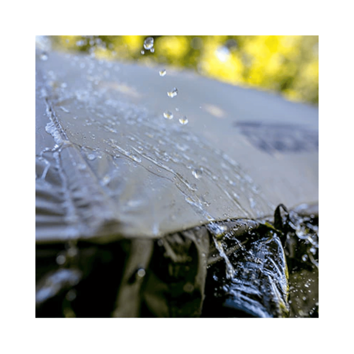 CLAM APEX QUICKSET TENT BROWN IN RAIN