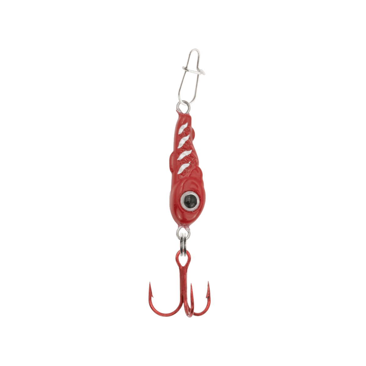 CLAM BOMB DROP SPOON SZ12 RED WHITE TIGER