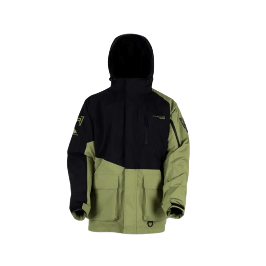 CLAM DELTA FLOAT PARKA GREEN BLACK