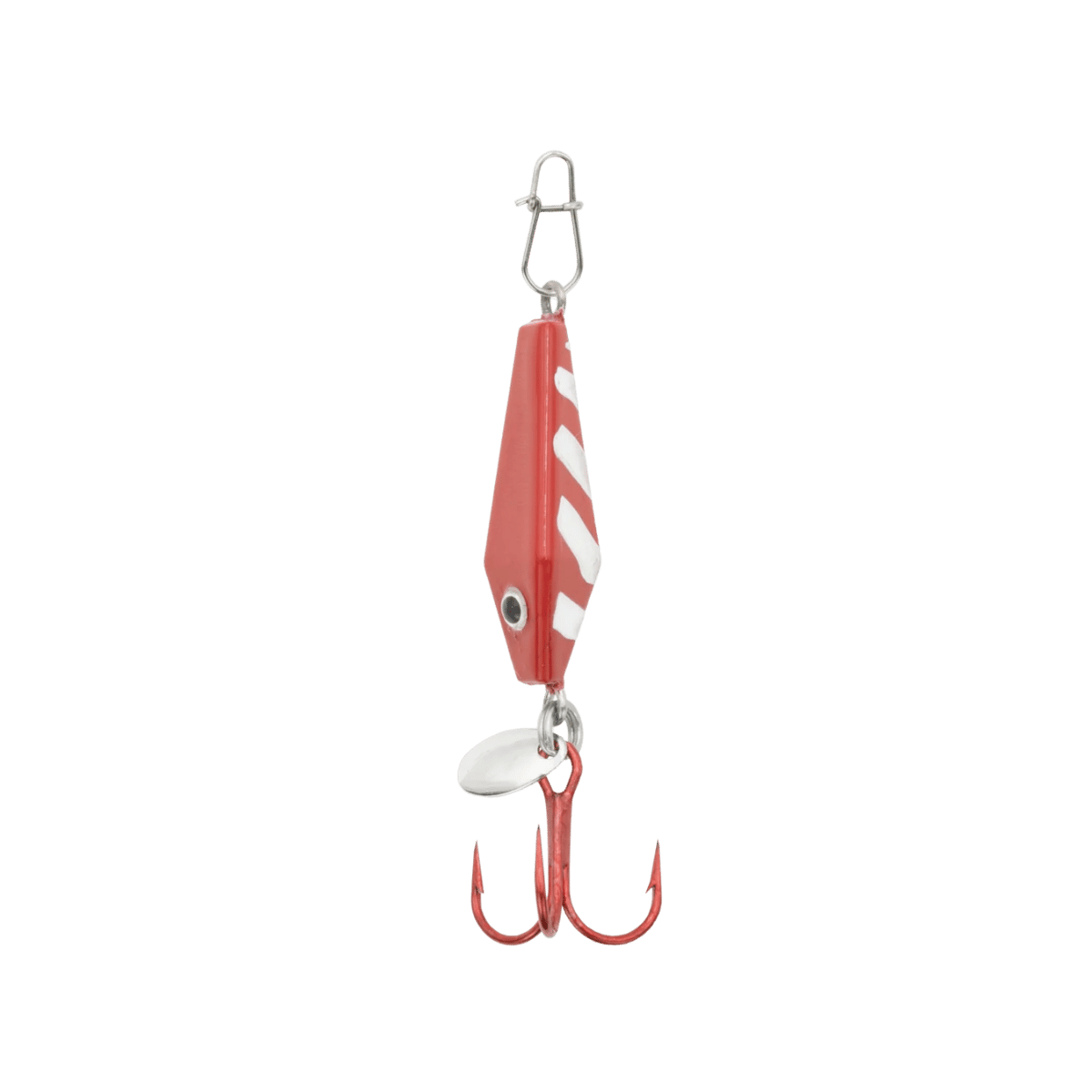 CLAM DIAMOND DROP SPOON SZ12 RED WHITE TIGER