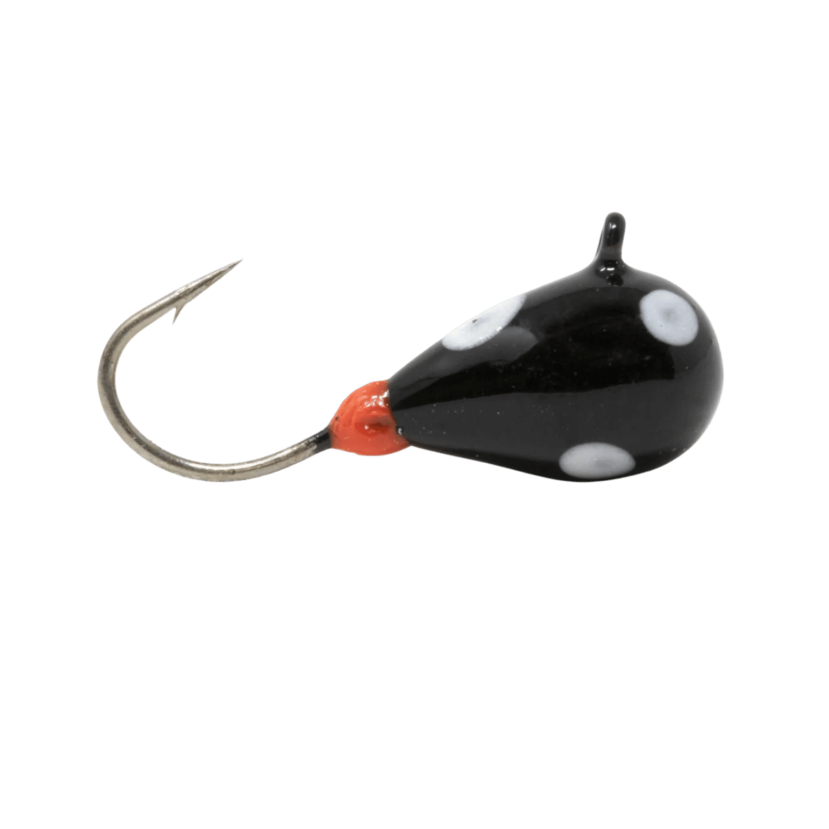 CLAM DROP JIG 2PK SZ10 BLACK GLOW DOT