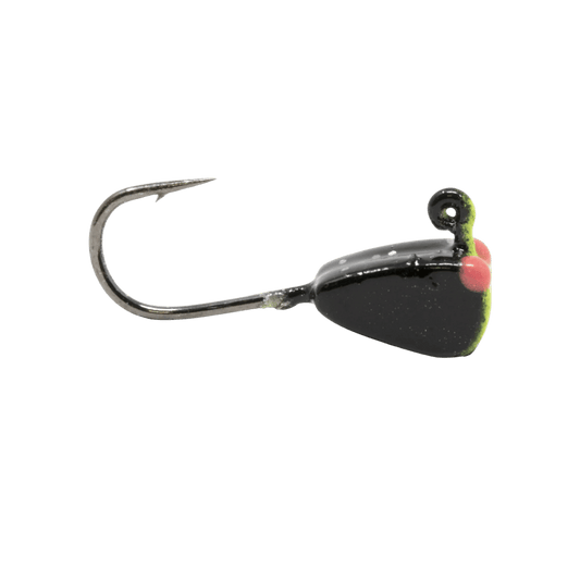 CLAM DROP KICK JIG 2PK SZ10 BLACK CHARTREUSE
