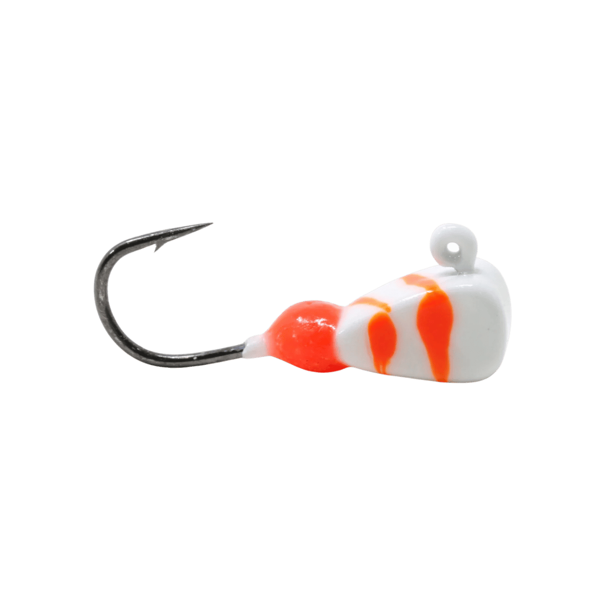 CLAM DROP-KICK JIG 2PK SZ12 WHITE ORANGE SWIRL