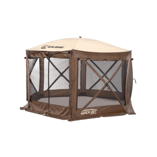 CLAM PAVILION DLX SCREEN SHELTER BROWN TAN