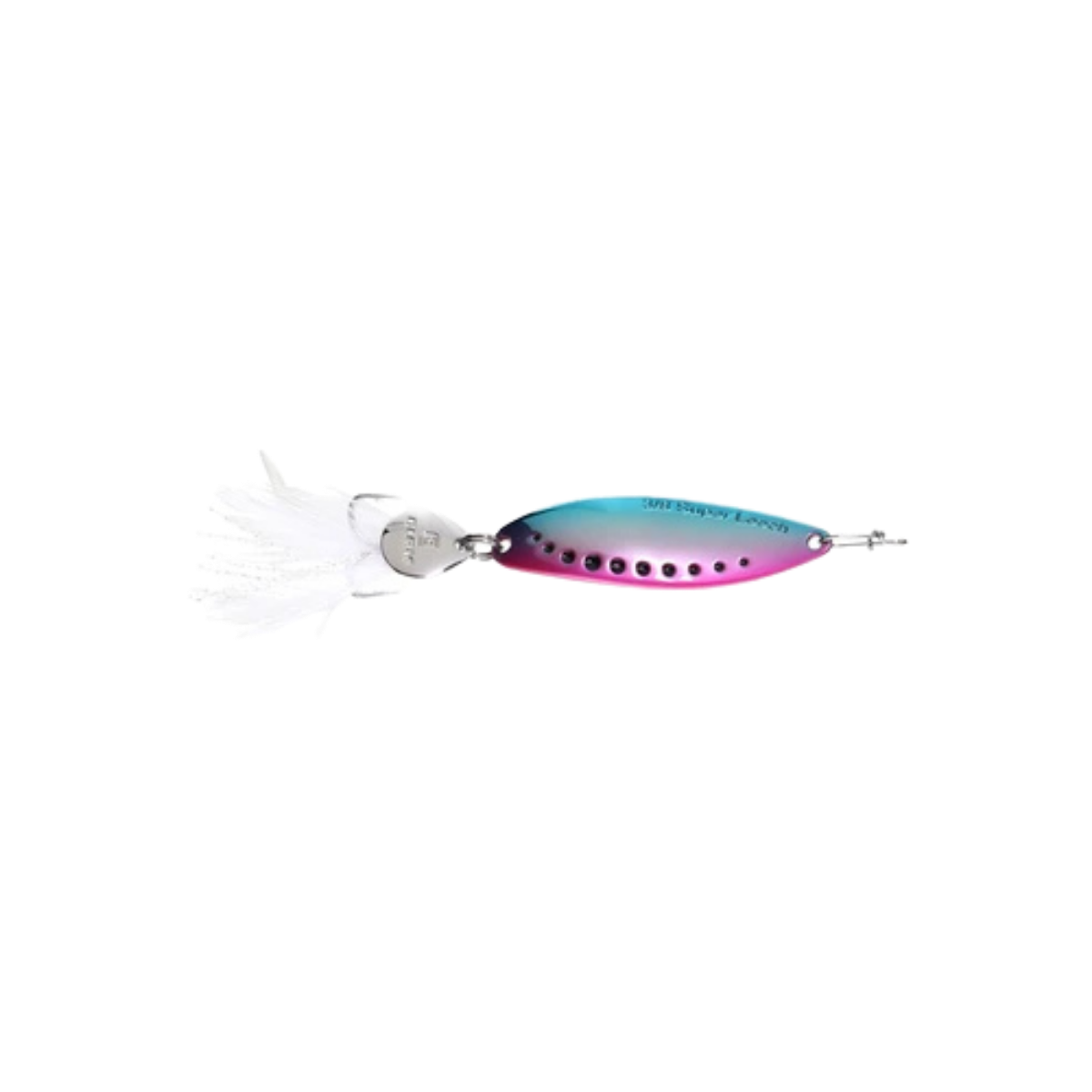 CLAM SUPER LEECH FLUTTER SPOON SZ06 RAINBOW