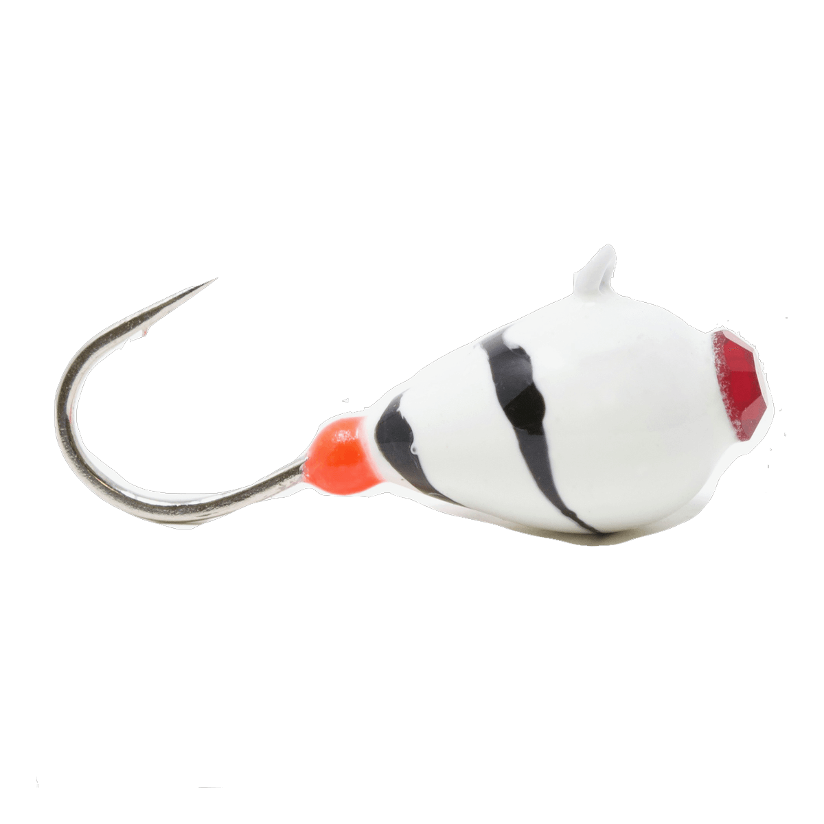 CLAM SWIRL DROP - 7.64 - WHITE BLACK  SWIRL