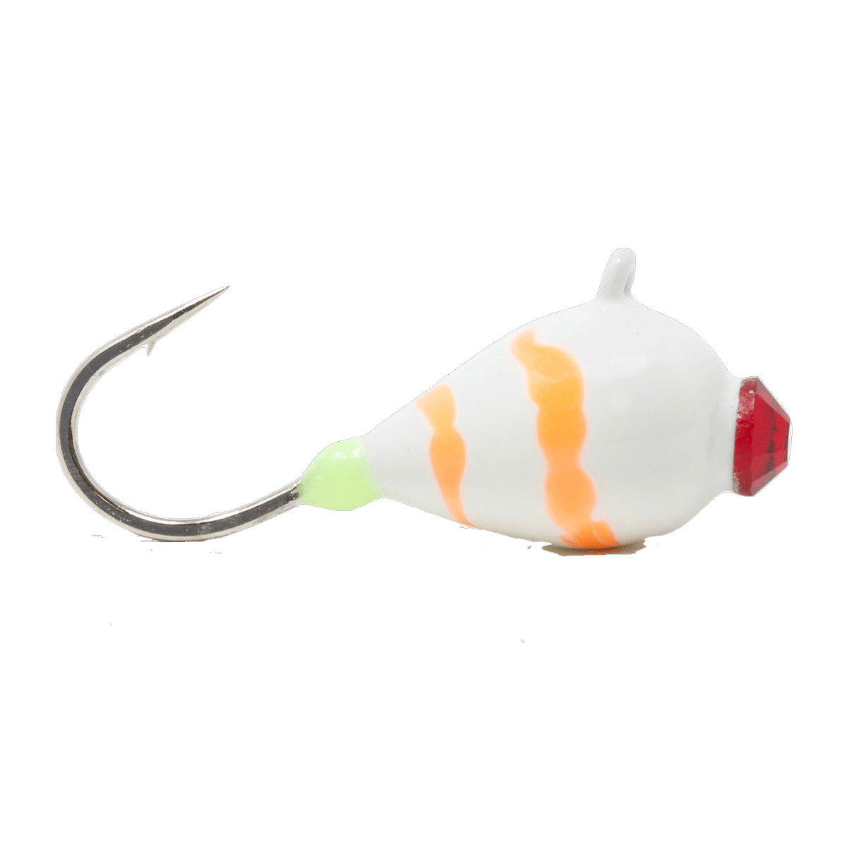 CLAM SWIRL DROP - 7.64 - WHITE ORANGE SWIRL
