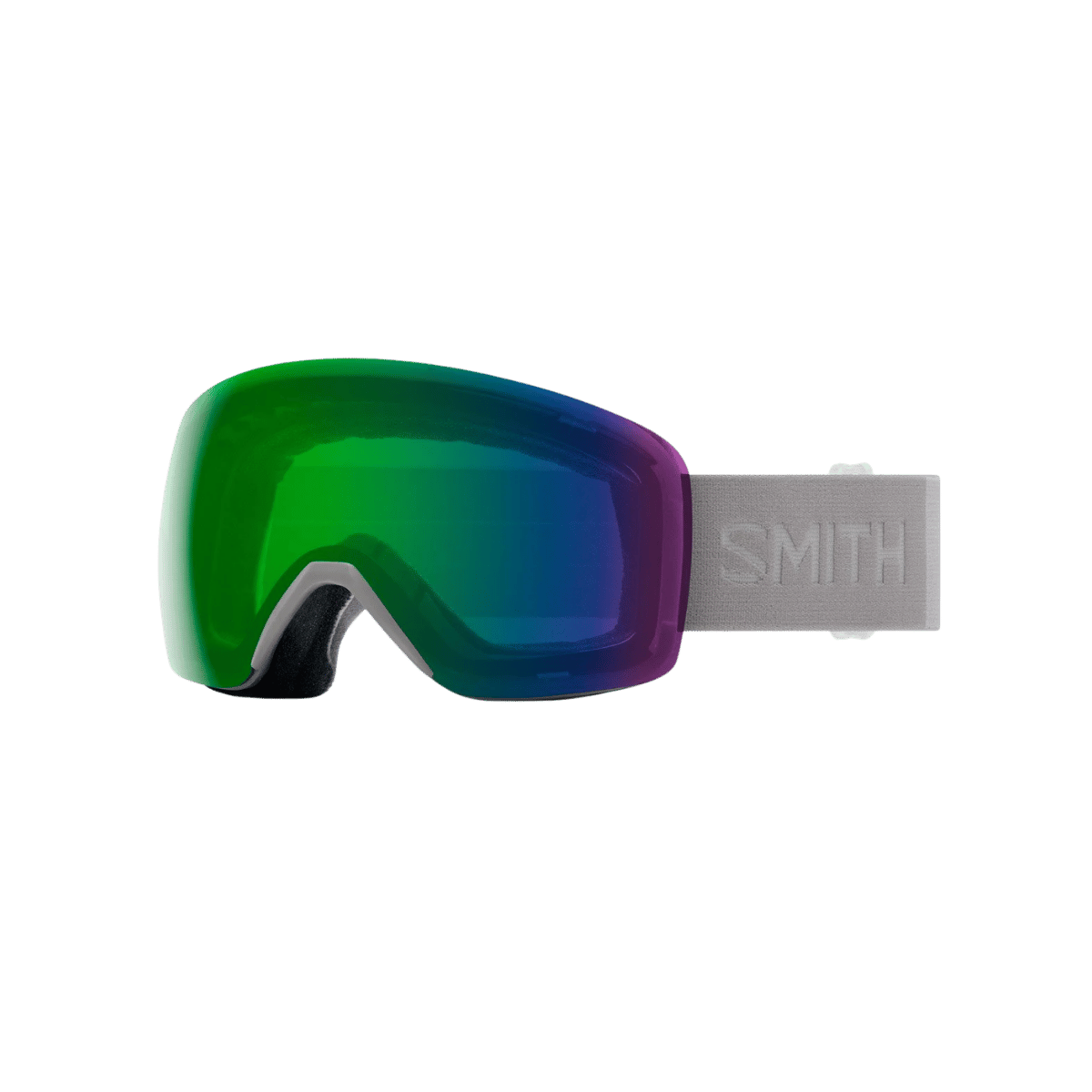SMITH IO MAG XL GOGGLE, CLOUDGREY, CP, ED, GREEN MIRROR