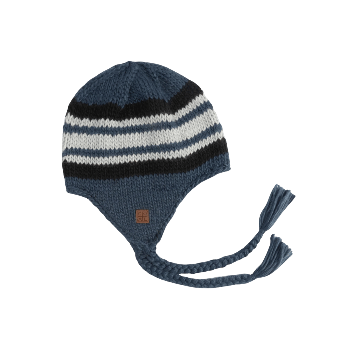 COAL DORI BEANIE NAVY GREY, SIDE ANGLE