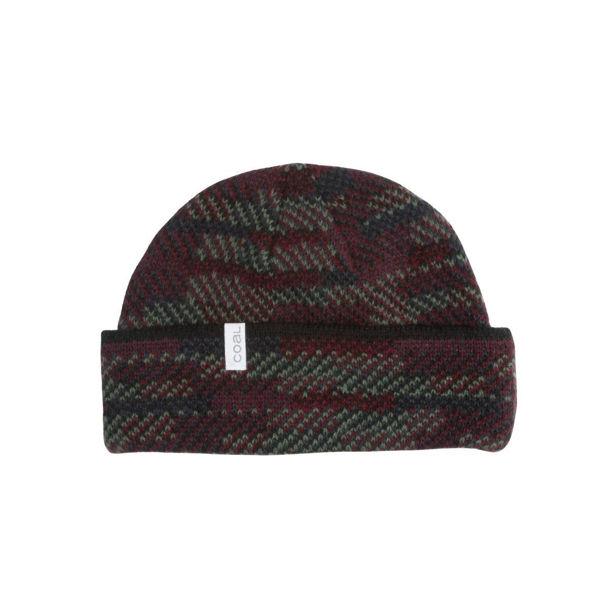 COAL MIRAGE REVERSIBLE BEANIE MULTI-2, FRONT ANGLE, LOGO