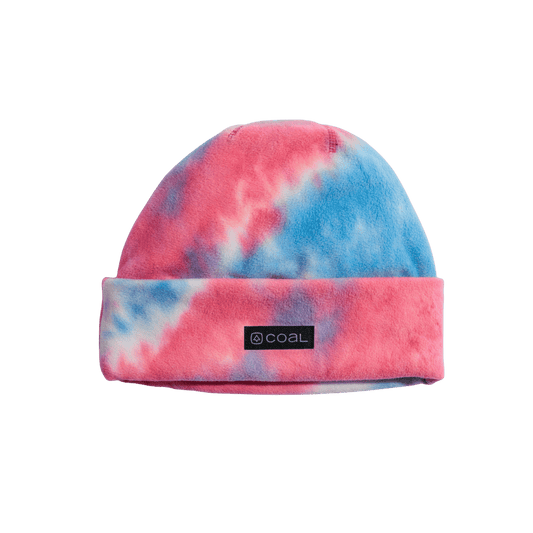 COAL NEW JACK KIDS BEANIE PINK TIE DYE, FRONT LOGO