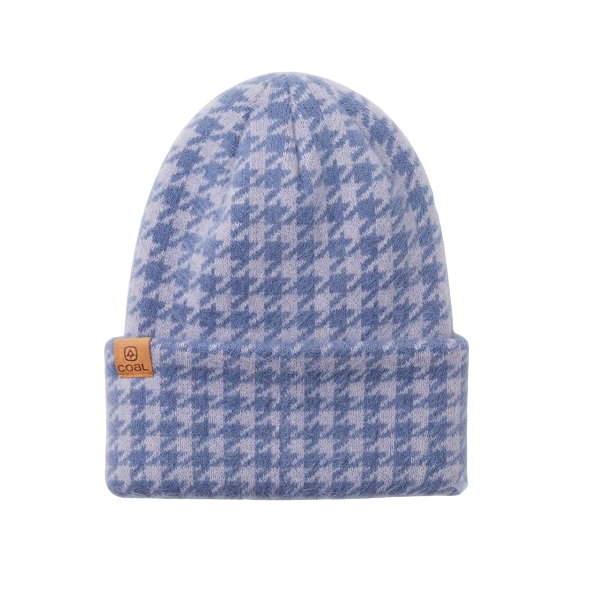 COAL PEARL SKULL BEANIE PERIWINKLE CHECK