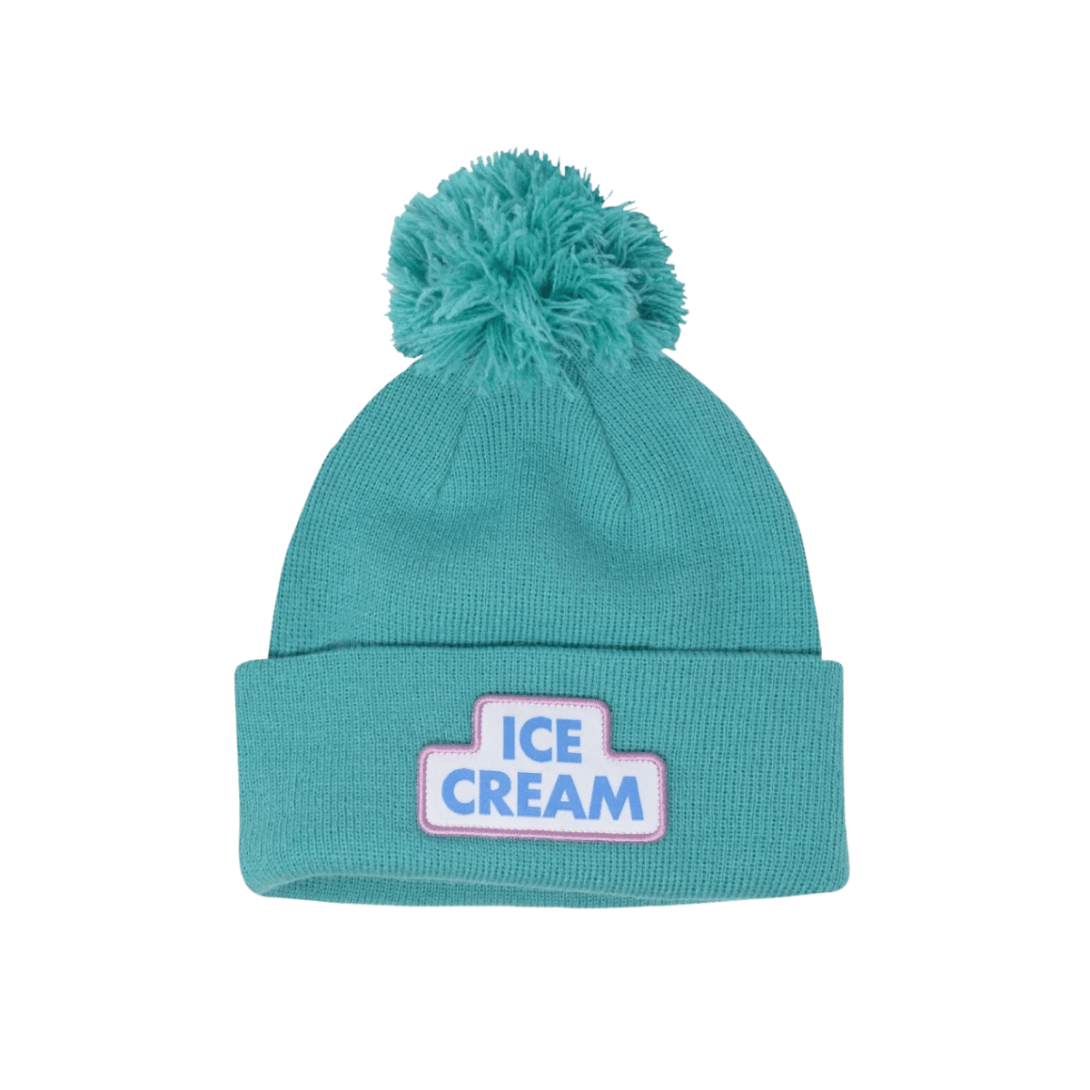 COAL VICE KIDS BEANIE, MINT ICE CREAM, FRONT ANGLE