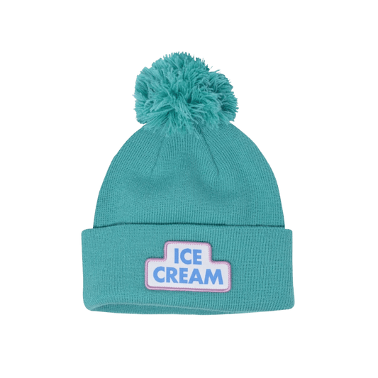 COAL VICE KIDS BEANIE, MINT ICE CREAM, FRONT ANGLE