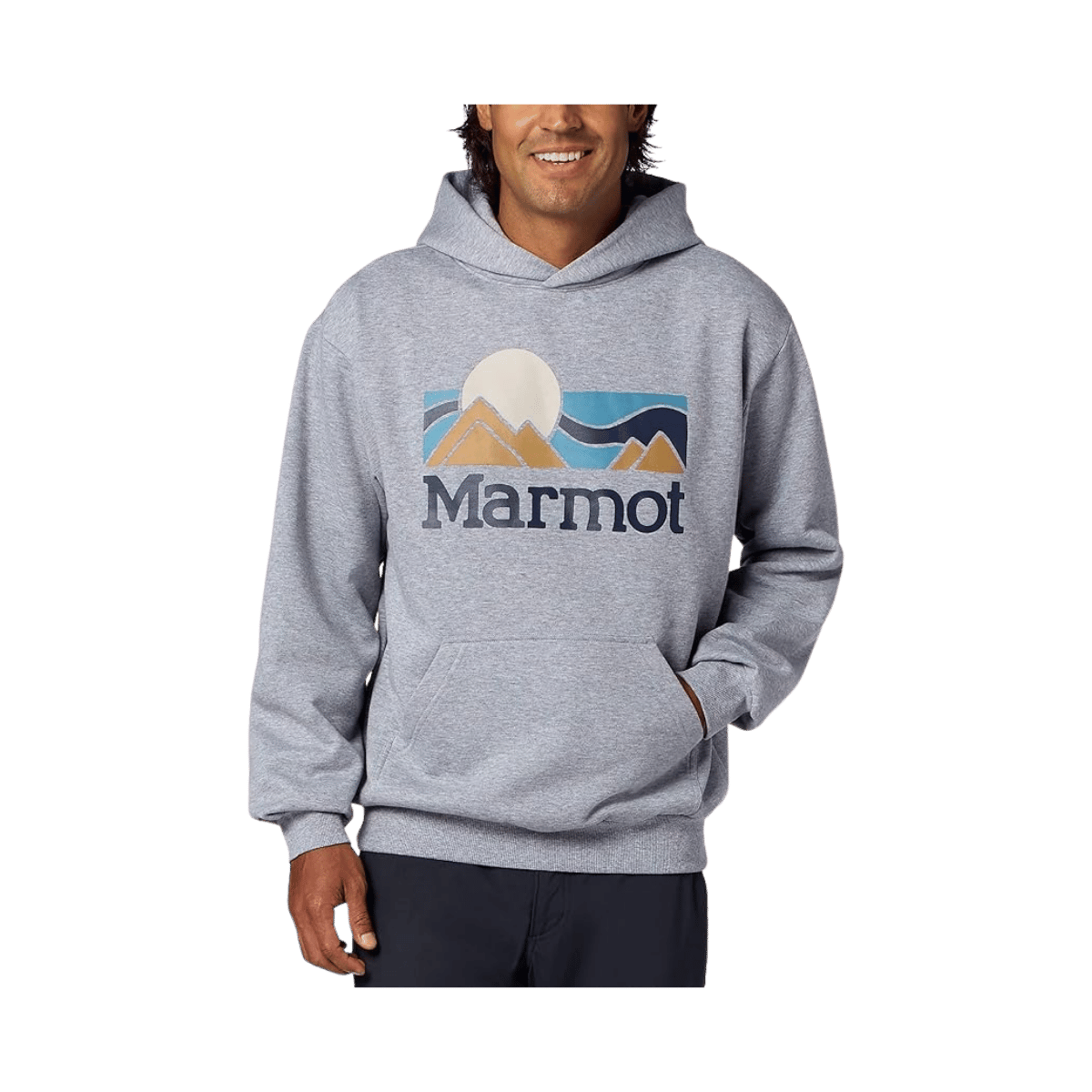 MARMOT MEN'S COASTAL HOODY - GREY HEATHER