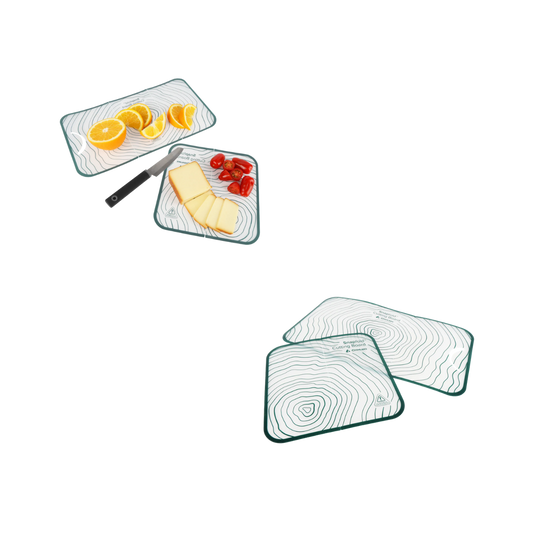 COGHLANS SNAPFOLD CUTTING BOARD SET WHITE