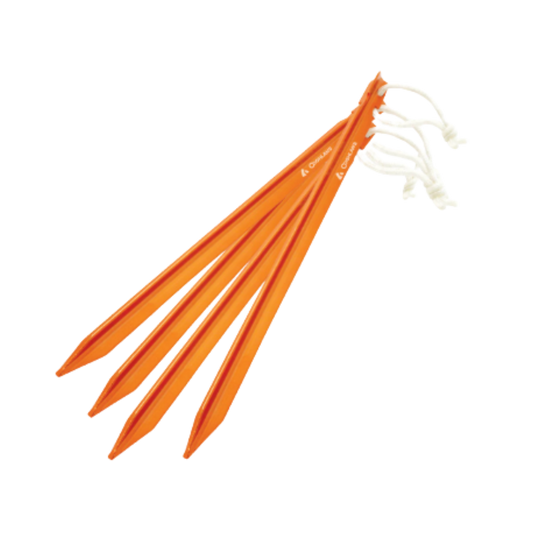 COGHLANS ULTRALIGHT TENT STAKES 4PK ORANGE