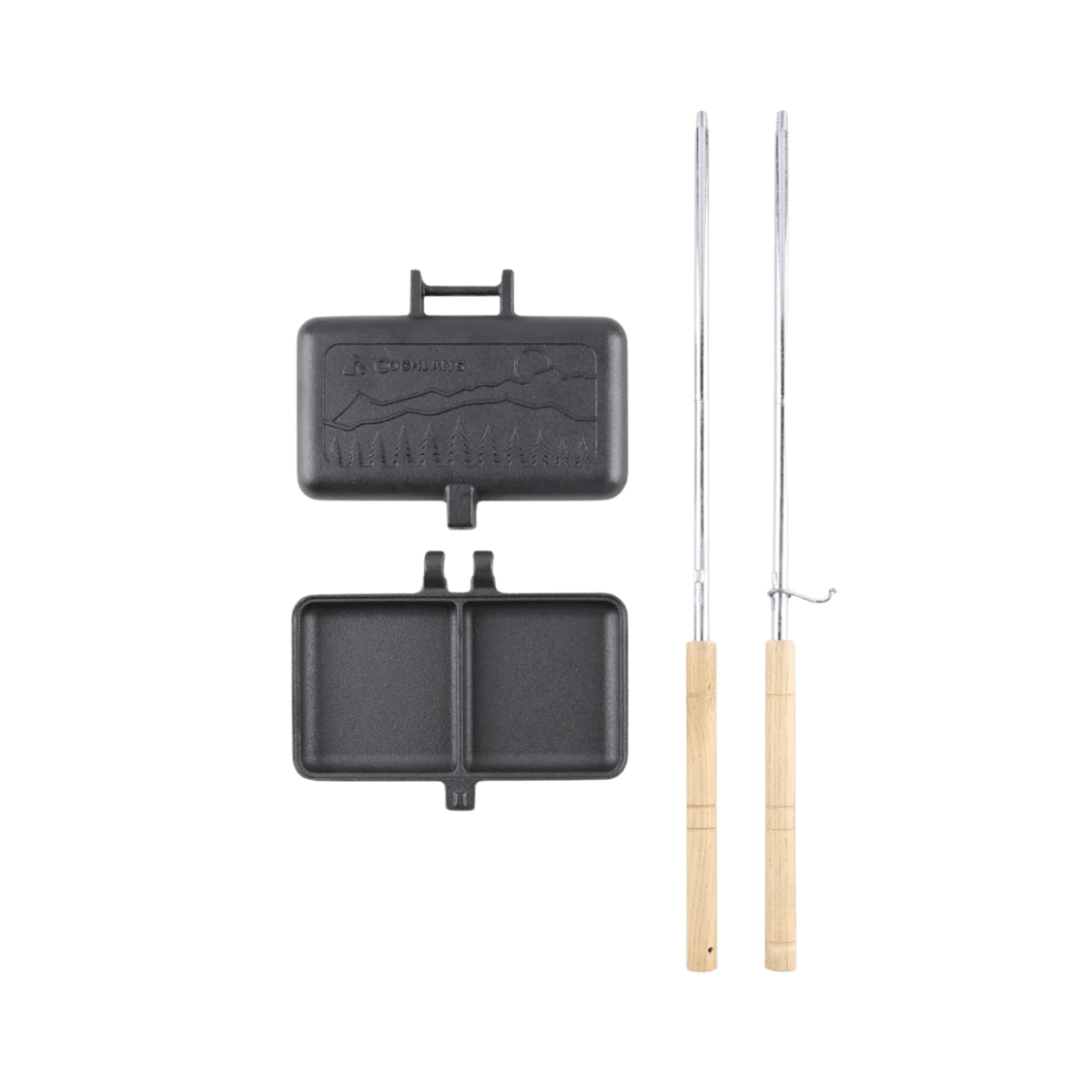 COGHLANS DOUBLE CAST IRON CAMP COOKER - 5 LBS