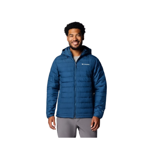 COLUMBIA B POWDER LITE II HOODED JKT PHOENIX BLUE