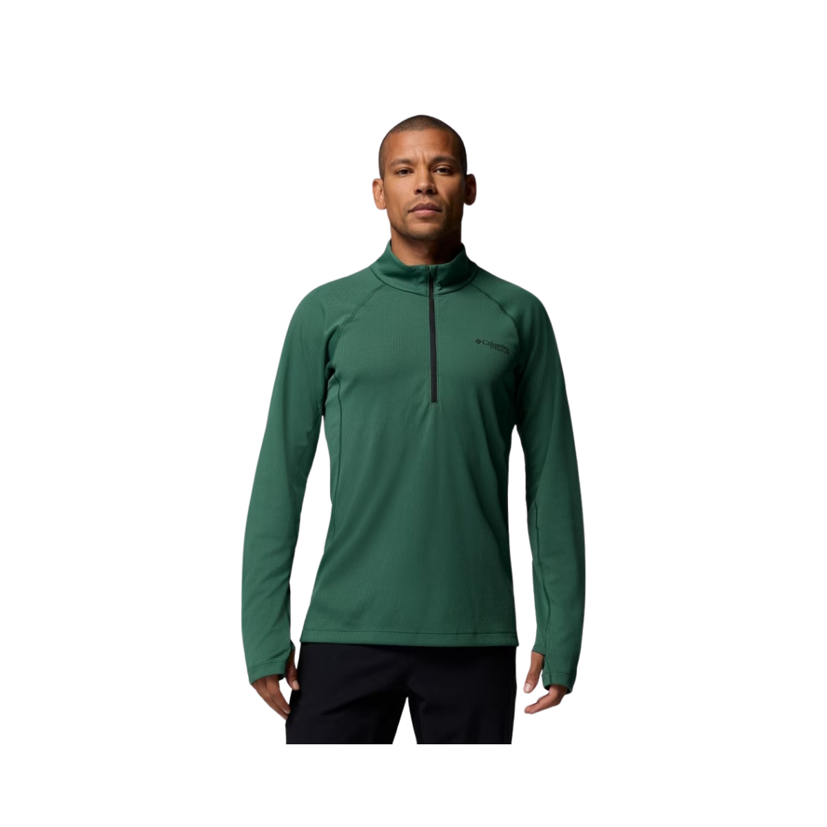COLUMBIA DRIVENTURE HALF ZIP RAIN FOREST