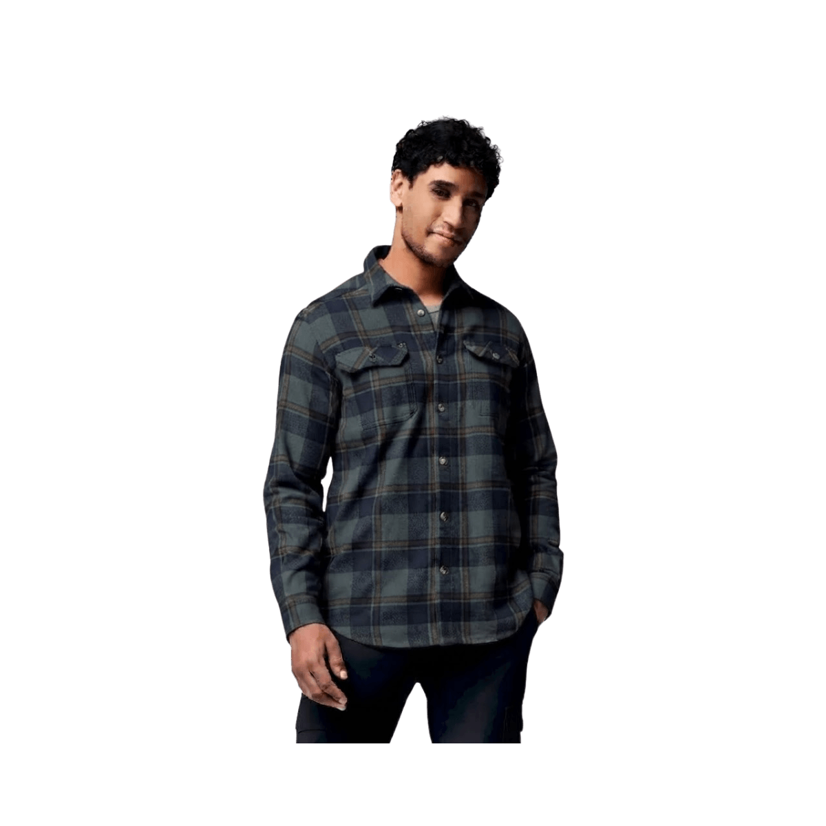 COLUMBIA FLARE GUN STRETCH FLANNEL DARK MOUNTAIN