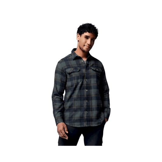 COLUMBIA FLARE GUN STRETCH FLANNEL DARK MOUNTAIN
