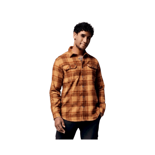 COLUMBIA FLARE GUN STRETCH FLANNEL SQUASH DISPERSE
