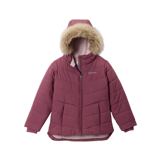 COLUMBIA G KATELYN CREST III HOODED JKT ANTIQUE MAUVE