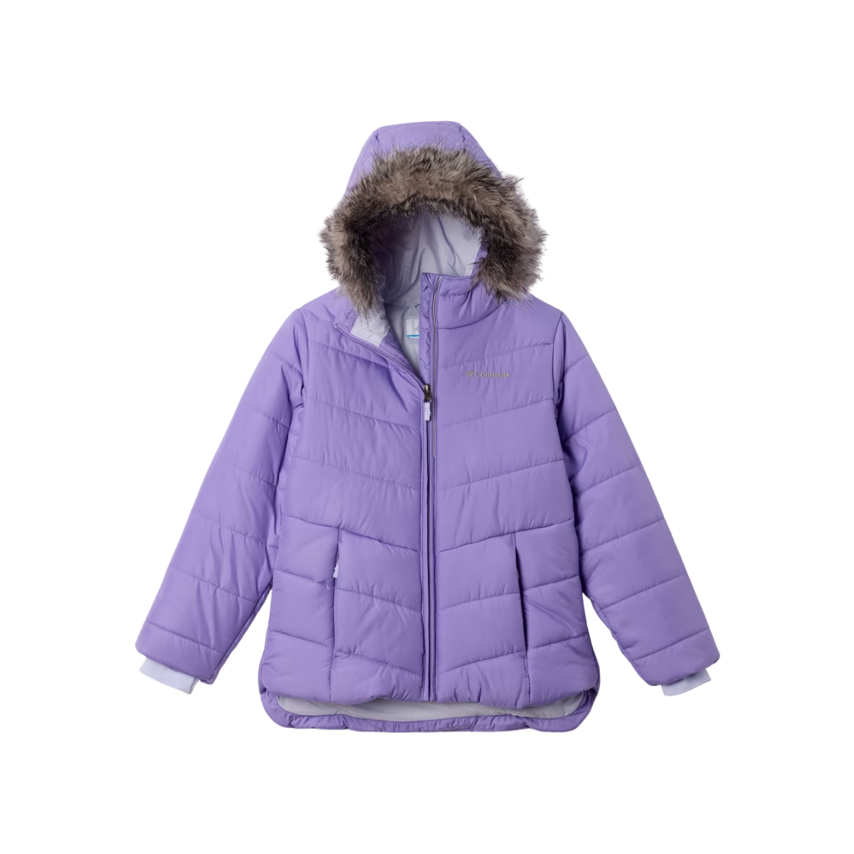 COLUMBIA G KATELYN CREST III HOODED JKT PAISLEY PURPLE
