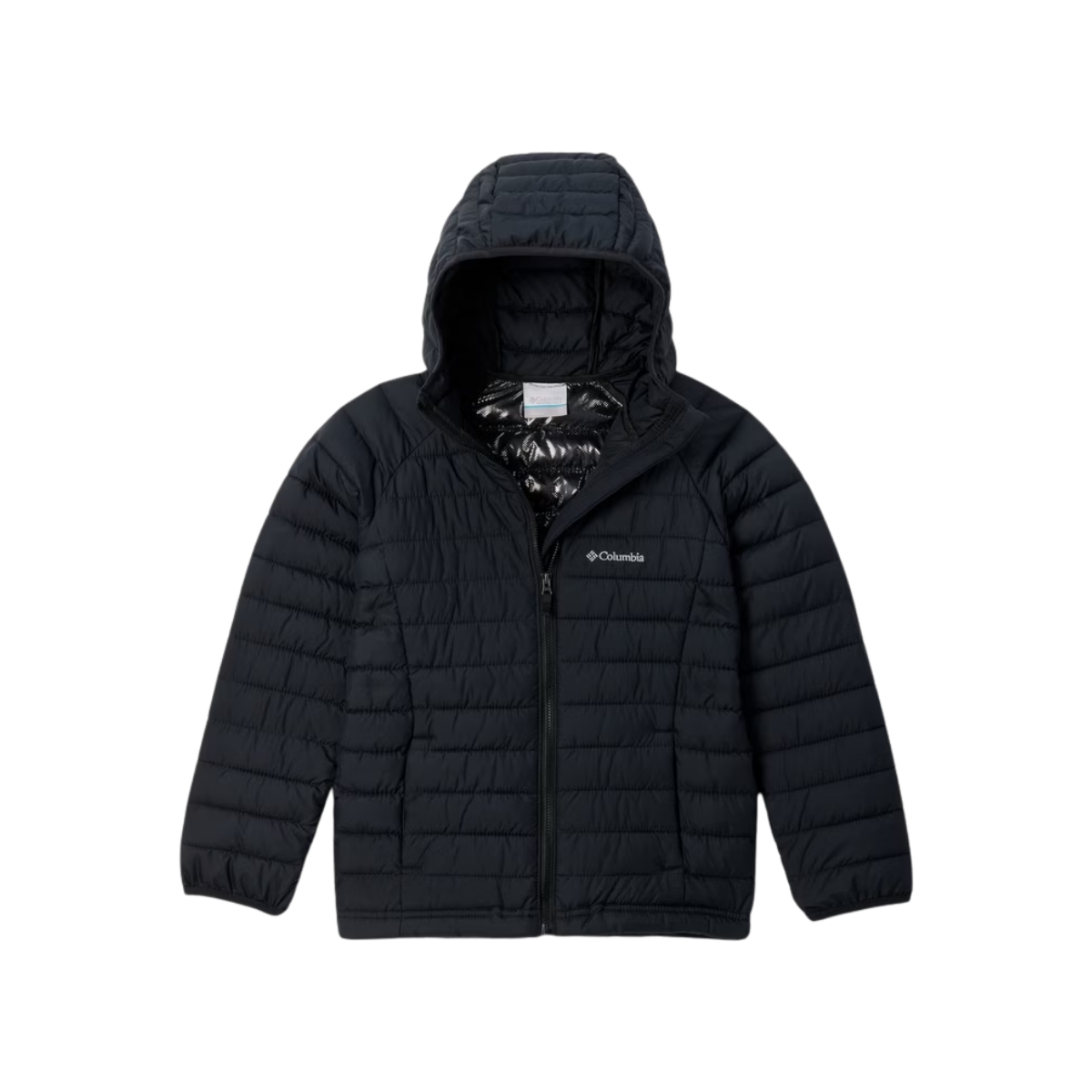 COLUMBIA G POWDER LITE II HOODED JKT BLACK