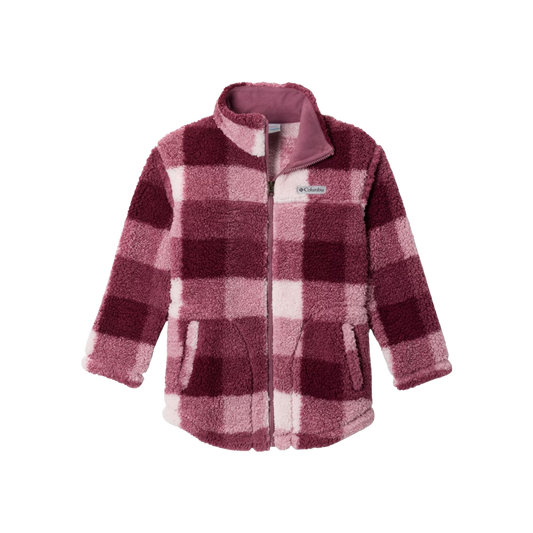 COLUMBIA G WEST BEND PRNTD FULL ZIP ANTIQUE MAUVE