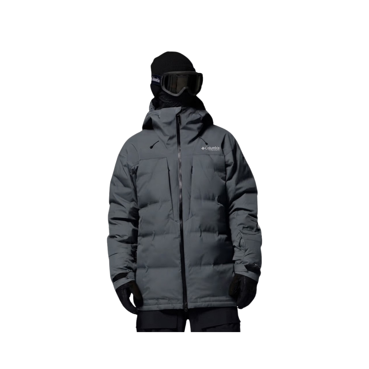 COLUMBIA GLACIER RIDGE DOWN JKT FLINT GREY