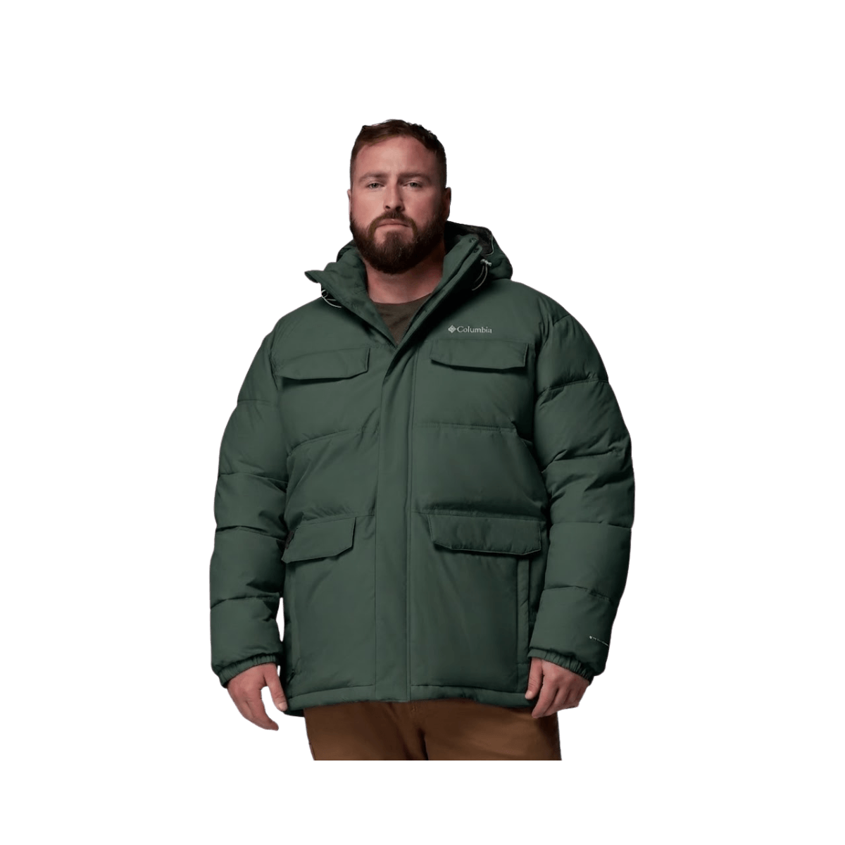 COLUMBIA LANDROAMER PUFFER JKT EXT STONE GREEN