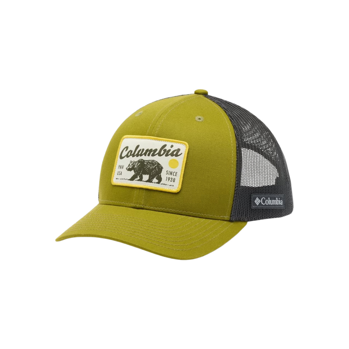 COLUMBIA MESH SNAP BACK MOSSY GREEN PNW