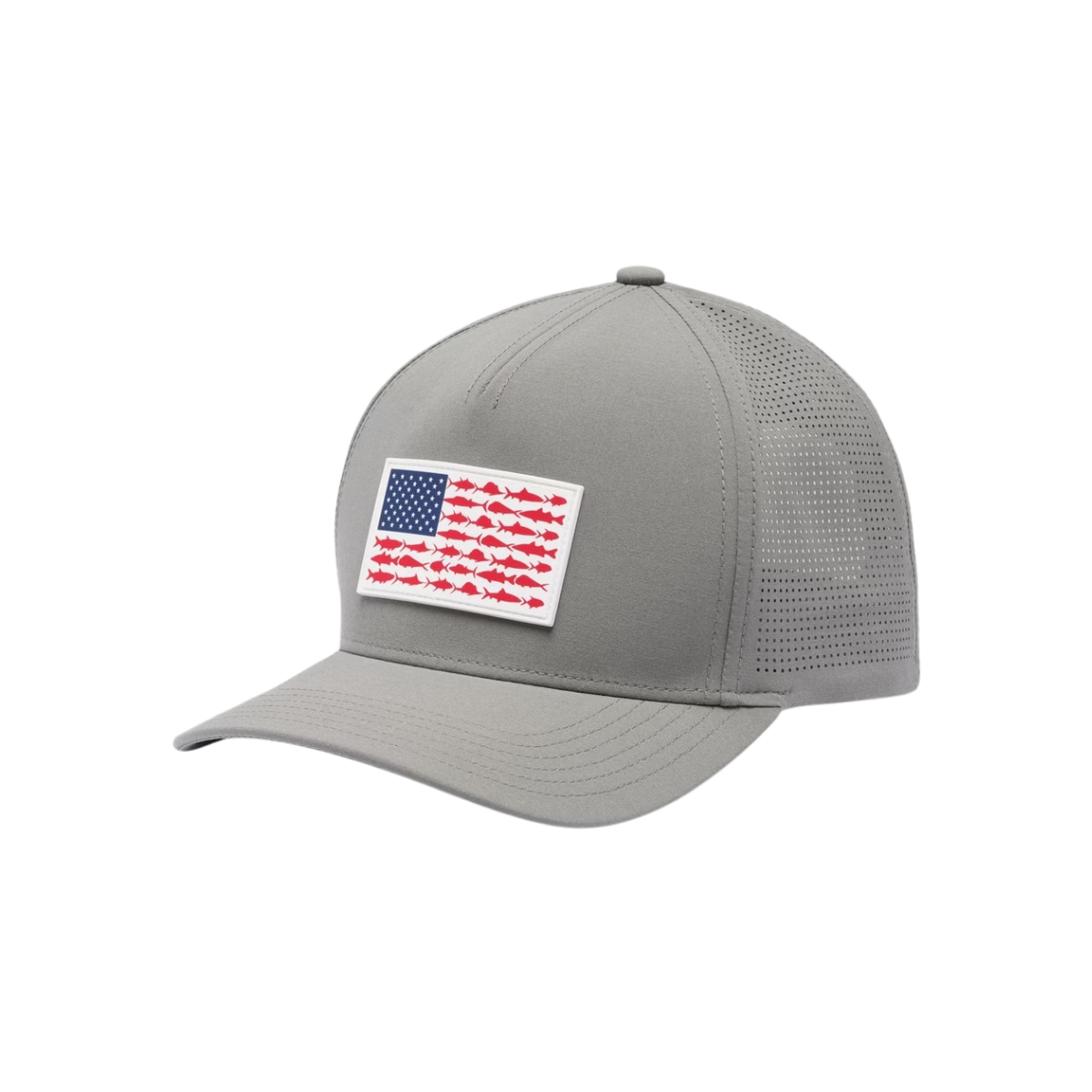 COLUMBIA PFG ELITE 3D STRETCH SNAP BACK TITANUM FISH