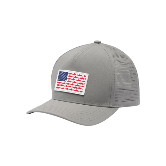 COLUMBIA PFG ELITE 3D STRETCH SNAP BACK TITANUM FISH