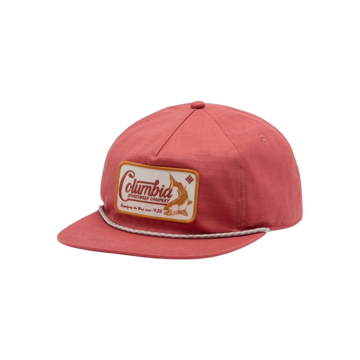 COLUMBIA RATCHET STRAP SNAP BACK WASHED RED