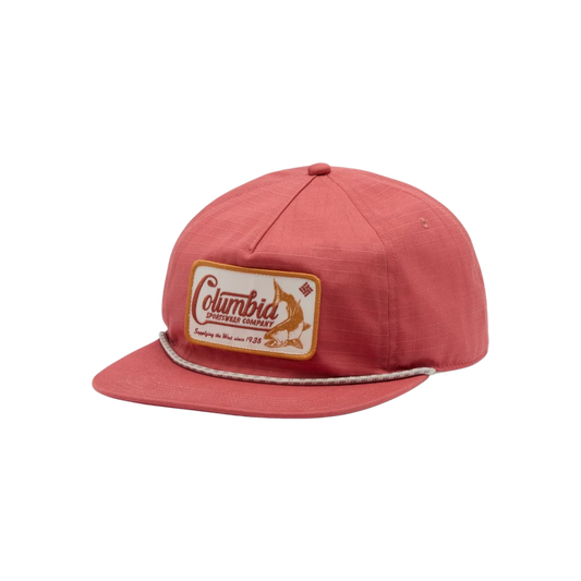 COLUMBIA RATCHET STRAP SNAP BACK WASHED RED