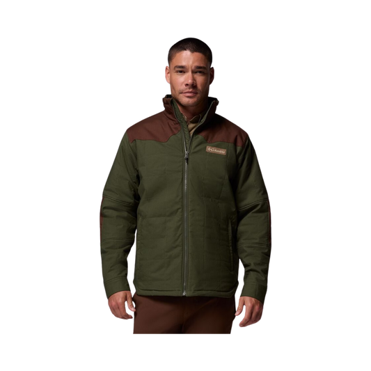 COLUMBIA SADDLE POINT INS JACKET SURPLUS GREEN