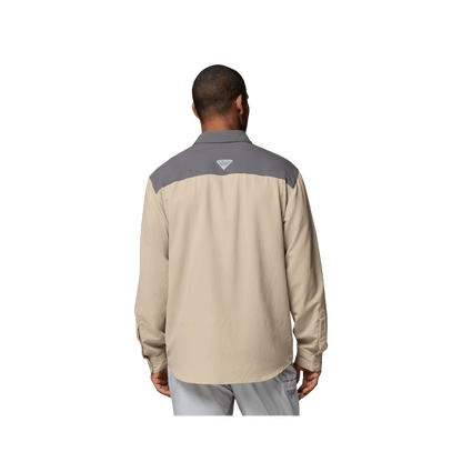 COLUMBIA SHOALTECH LS SHIRT BACK
