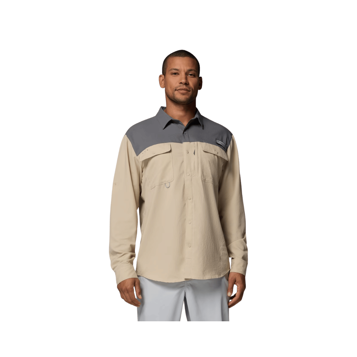 COLUMBIA SHOALTECH LS SHIRT FRONT